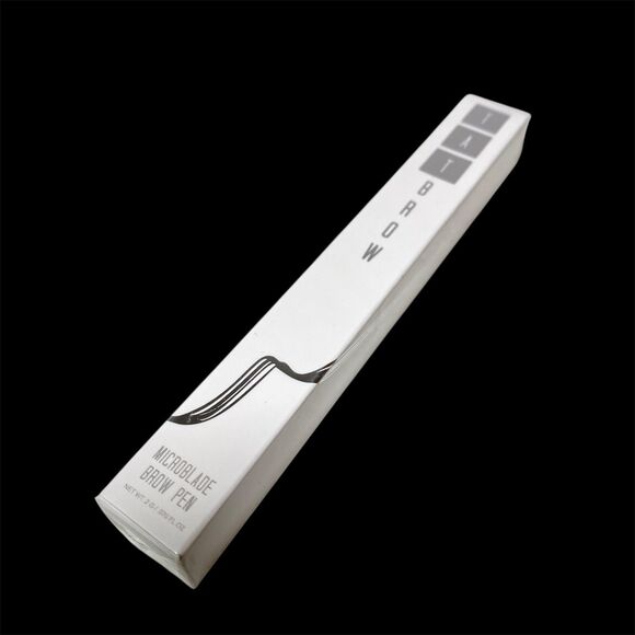 Microblade Tattoo Eyebrow Ink Pen Eye Brow Fork Tip SEALED IN BOX Auburn Color - Picture 3 of 5